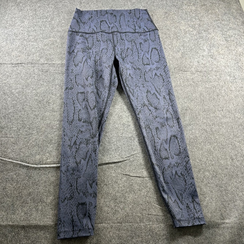 Beyond Yoga x Barre 3 Legging Women's Medium Purple Python Print Athletic Yoga